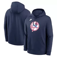 MLB Nike New York Yankees Cooperstown Collection Logo Club Pullover Hoodie