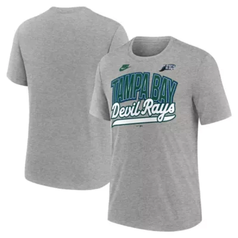 MLB Nike Tampa Bay Rays Cooperstown Collection Retro Tri-Blend T-Shirt