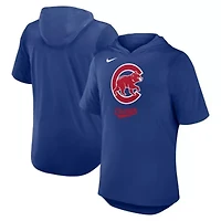 MLB Nike Chicago Cubs Tri-Blend Hoodie T-Shirt