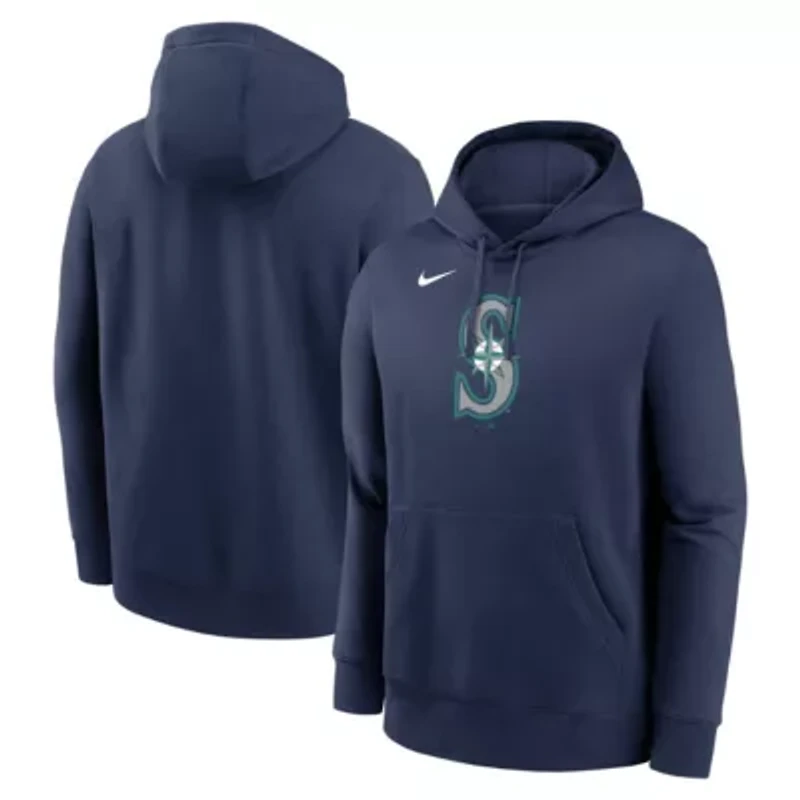 MLB Nike Seattle Mariners Logo Club Fleece Hoodie