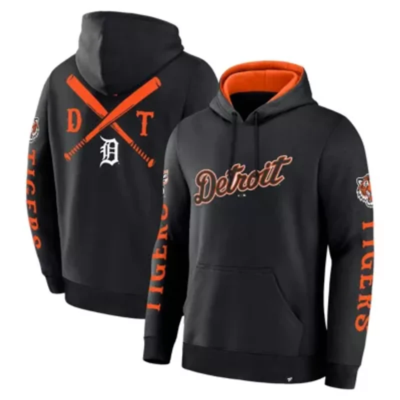 MLB Fanatics Detroit Tigers Big City Legacy Fleece Pullover Hoodie