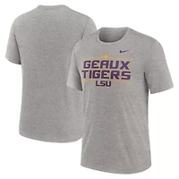 NCAA Nike LSU Tigers Campus Local Tri-Blend T-Shirt