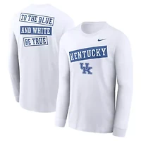 NCAA Nike Kentucky Wildcats Two-Hit Classic Location Long Sleeve T-Shirt