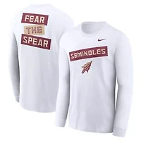 NCAA Nike Florida State Seminoles Two-Hit Classic Location Long Sleeve T-Shirt