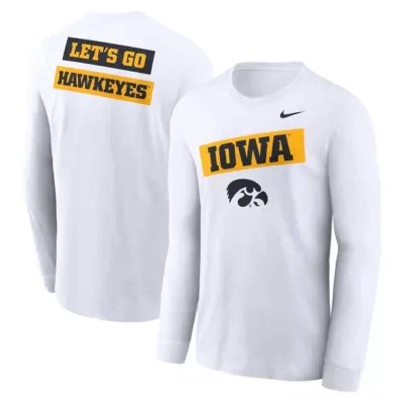 NCAA Nike Iowa Hawkeyes Two-Hit Classic Location Long Sleeve T-Shirt