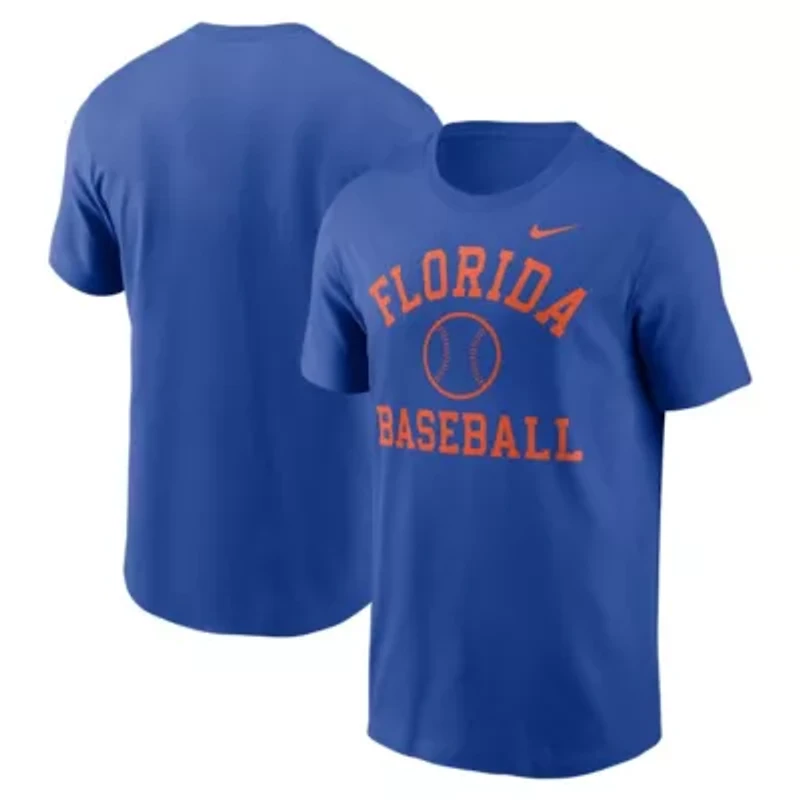 NCAA Nike Florida Gators Essential Baseball Arch T-Shirt