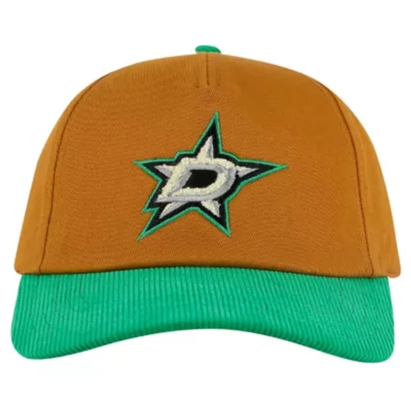 NHL Tan/Kelly Dallas Stars Burnett Adjustable Hat