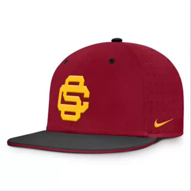 NCAA Nike USC Trojans On-Field Dugout True Performance Fitted Hat