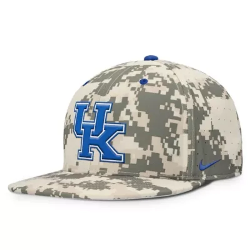 NCAA Nike Digital Kentucky Wildcats 2025 Dugout True Performance Fitted Hat