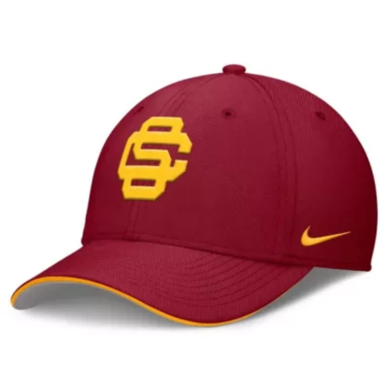 NCAA Nike USC Trojans 2026 Dugout Coaches Dri-FIT Rise Swoosh Flex Hat