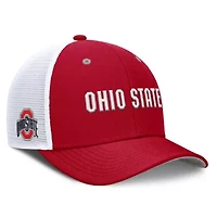 NCAA Nike Ohio State Buckeyes 2025 Dugout Coaches Rise Performance Trucker Adjustable Hat