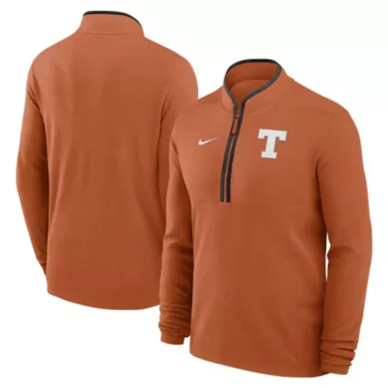 NCAA Nike Texas Longhorns Baseball Logo Lightweight Victory Dri-FIT Half-Zip Pullover