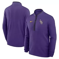NCAA Nike LSU Tigers Baseball Logo Lightweight Victory Dri-FIT Half-Zip Pullover
