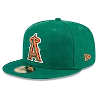 MLB Kelly Los Angeles Angels St. Patrick's Day 59FIFTY Fitted Hat