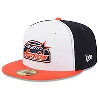 MLB Navy/Orange Houston Astros 2025 Clubhouse 59FIFTY Fitted Hat