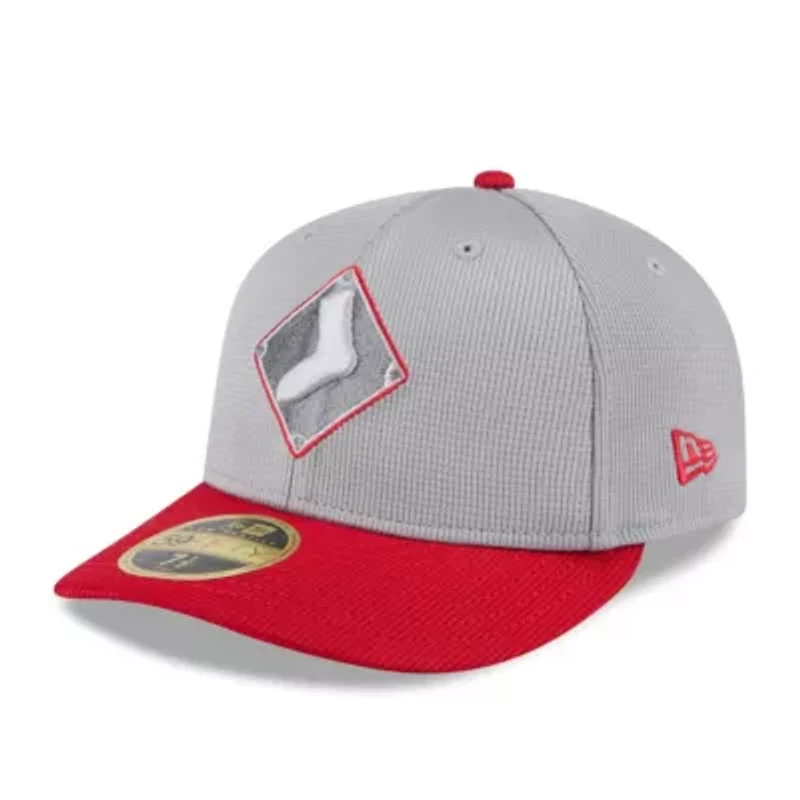 Chicago White Sox MLB Gray/ 2025 Batting Practice Low 59FIFTY Fitted Hat