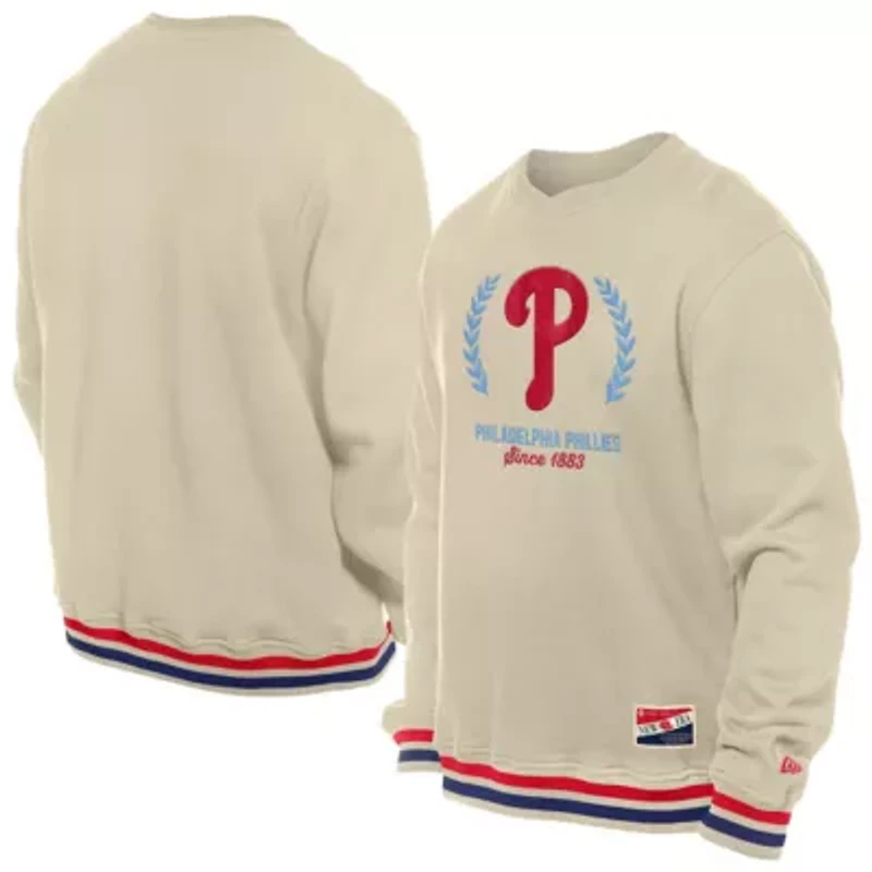 MLB Philadelphia Phillies Throwback Pullover Sweatshirt