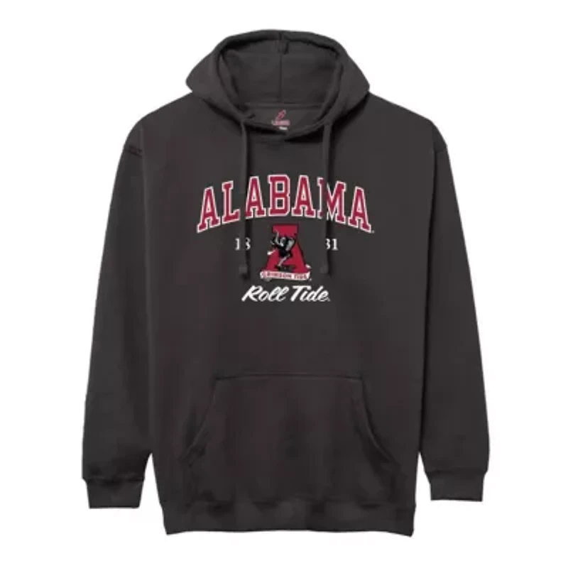 Alabama Crimson Tide NCAA Arch Script Essential Fleece 2.0 Pullover Hoodie