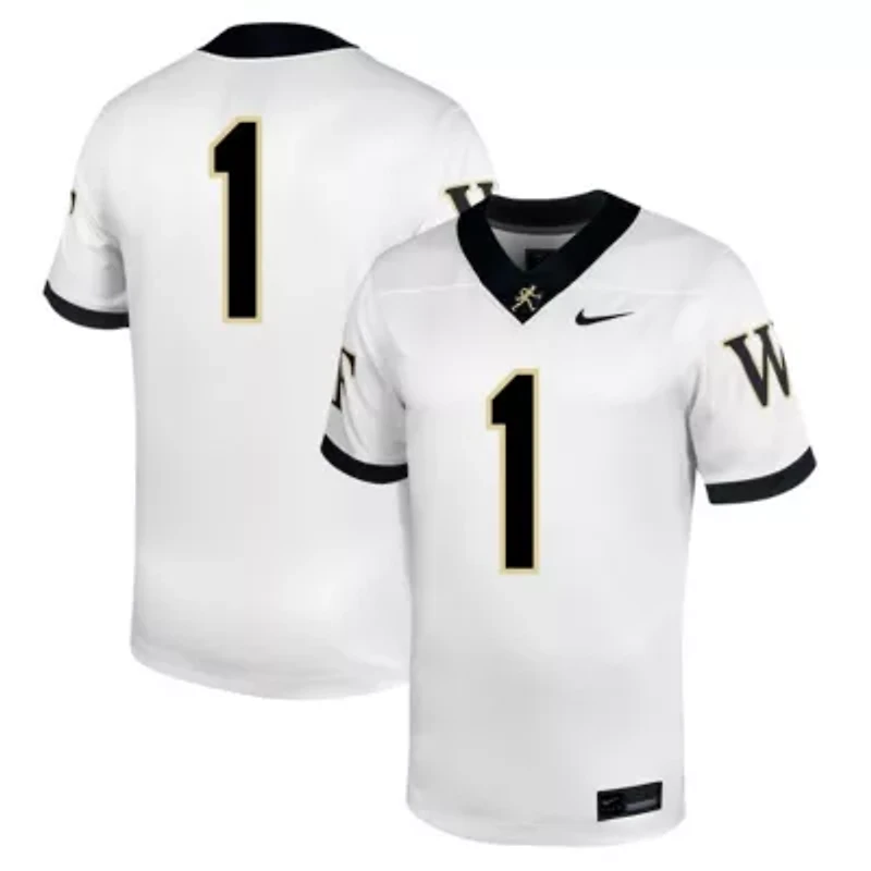 NCAA Nike #1 Wake Forest Demon Deacons Untouchable Football Jersey