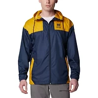 NCAA Notre Dame Fighting Irish Flash Challenger II Omni-Shade Full-Zip Hoodie Windbreaker Jacket