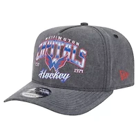 NHL Washington Capitals Throwback Washed A-Frame Pre-Curved 9FIFTY Snapback Hat