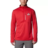 NCAA Ohio State Buckeyes Park View Grid Fleece Omni-Wick Half-Zip Jacket