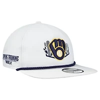 MLB Milwaukee Brewers 2025 Spring Training Palm Golfer Snapback Hat