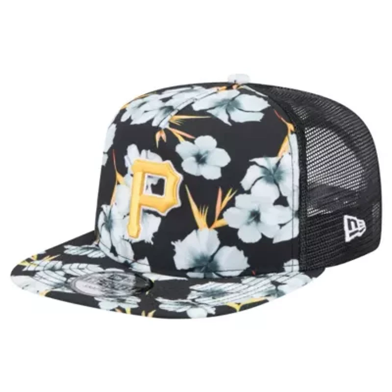 MLB Pittsburgh Pirates Adventure Pattern Golfer Trucker Snapback Hat