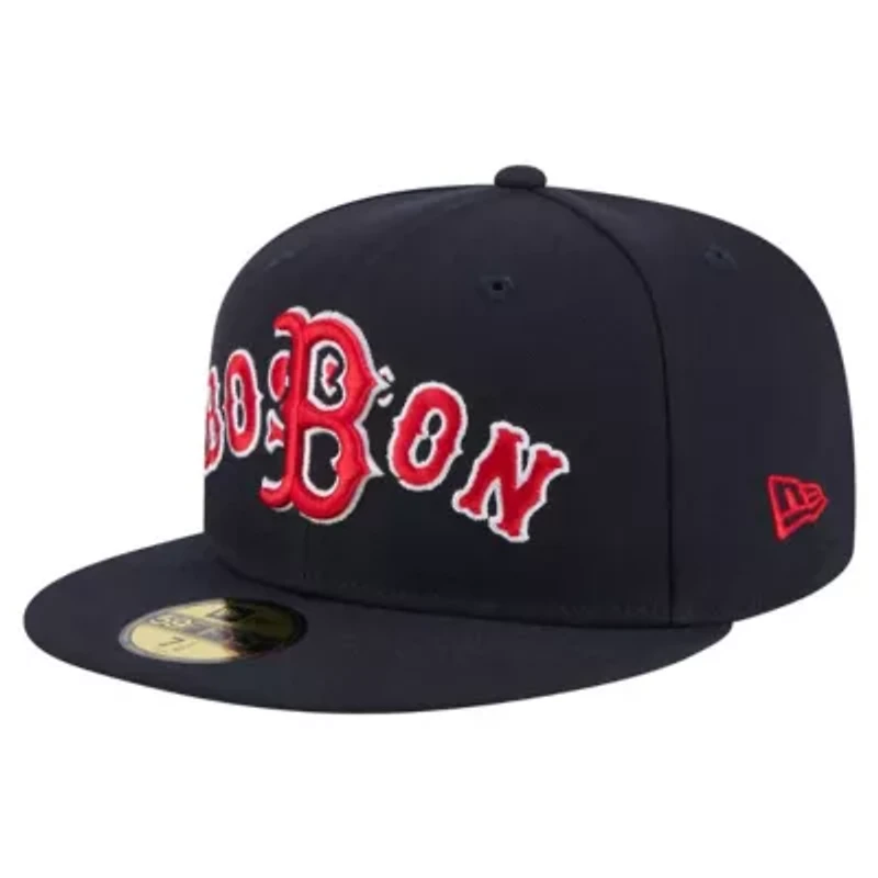 Boston Red Sox MLB Overlap 59FIFTY Fitted Hat
