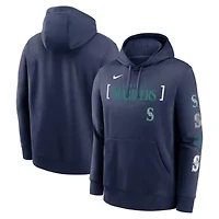 MLB Nike Seattle Mariners Club Stack Pullover Hoodie