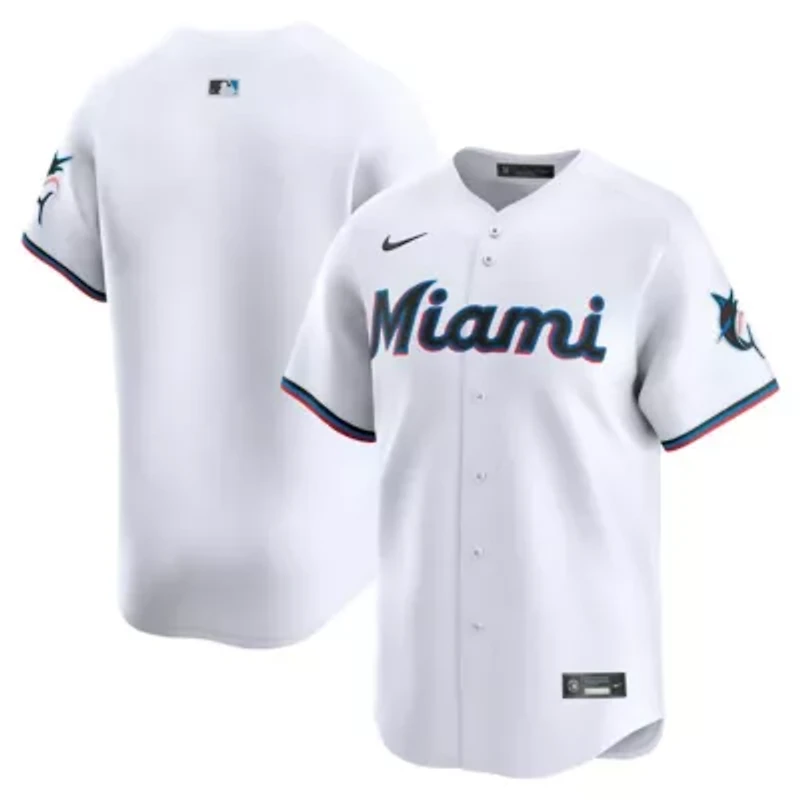 MLB Nike Miami Marlins Home Limited Jersey