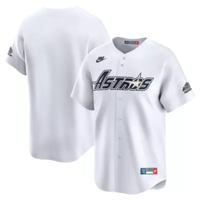 MLB Nike Houston Astros Throwback Cooperstown Collection Limited Jersey