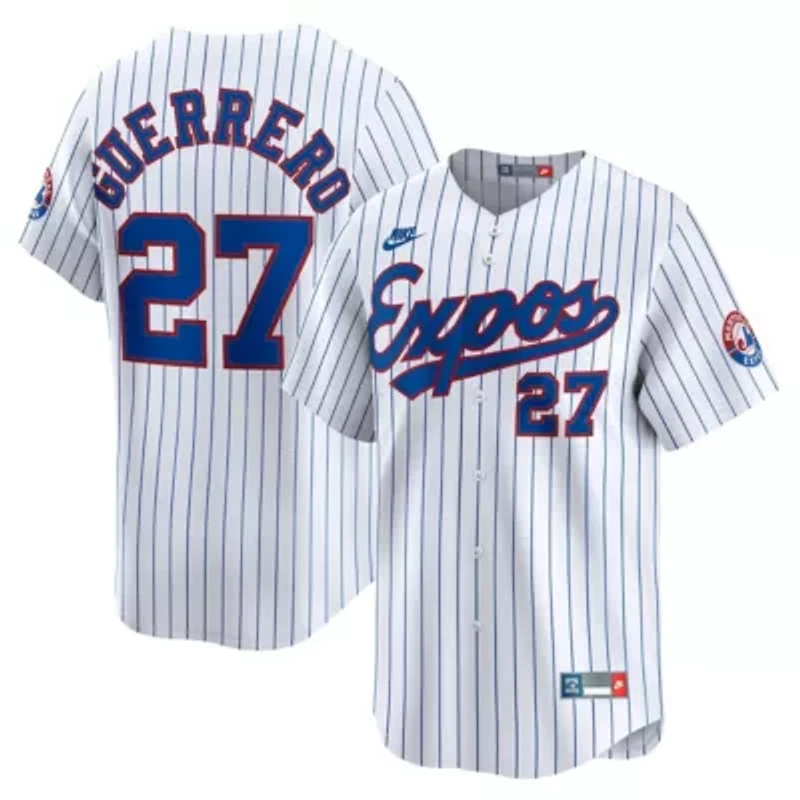 Cooperstown Teams Nike Vladimir Guerrero Montreal Expos Throwback Collection Limited Jersey