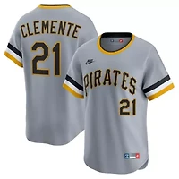 MLB Nike Roberto Clemente Pittsburgh Pirates Throwback Cooperstown Collection Limited Jersey