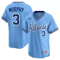 MLB Nike Dale Murphy Light Atlanta Braves Throwback Cooperstown Collection Limited Jersey