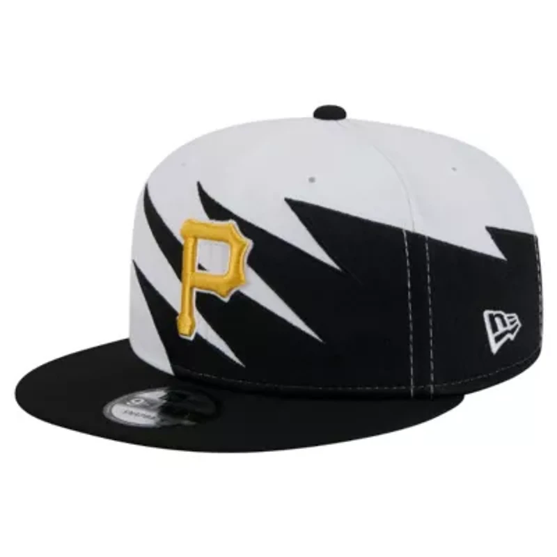 MLB Black/White Pittsburgh Pirates Jagged 9FIFTY Snapback Hat