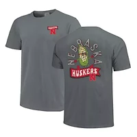 NCAA Unisex Nebraska Huskers Retro Mascot Hyper Local T-Shirt