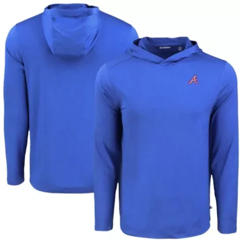 MLB Atlanta Braves Coastline Epic Comfort Recycled Eco Hoodie Long Sleeve T-Shirt
