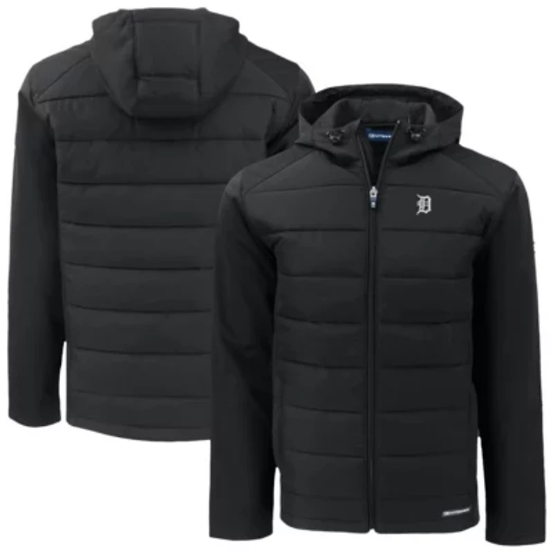 MLB Detroit Tigers Evoke Hybrid Eco Softshell Recycled Full-Zip Jacket