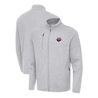 Olympics Heather USA Swimming Hold-Up Full-Zip Jacket