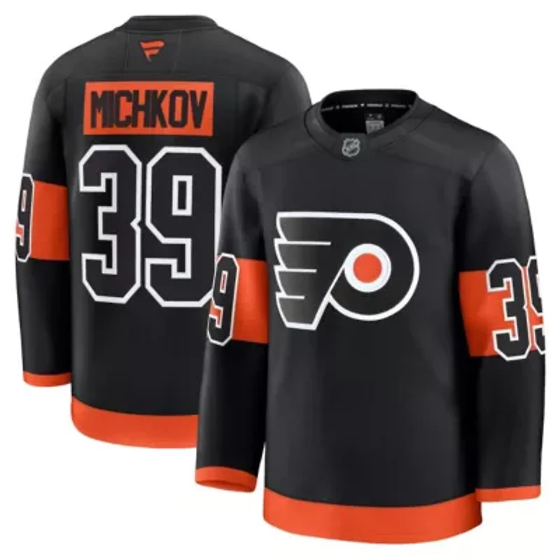 NHL Fanatics Matvei Michkov Philadelphia Flyers Alternate Premium Jersey