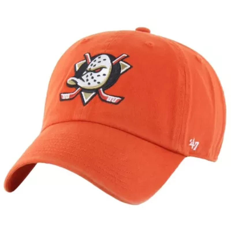 NHL Anaheim Ducks Core Logo Clean Up Adjustable Hat
