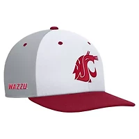 NCAA Nike White/Gray Washington State Cougars Pro Performance Snapback Hat