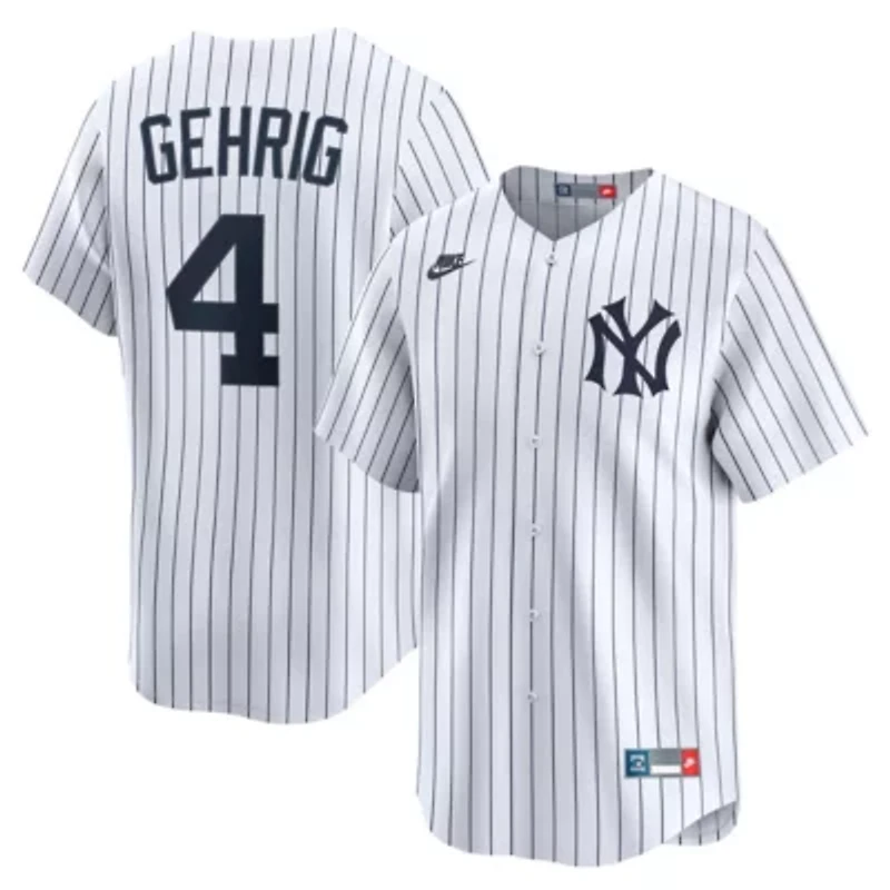 MLB Nike Lou Gehrig New York Yankees Throwback Cooperstown Collection Limited Jersey