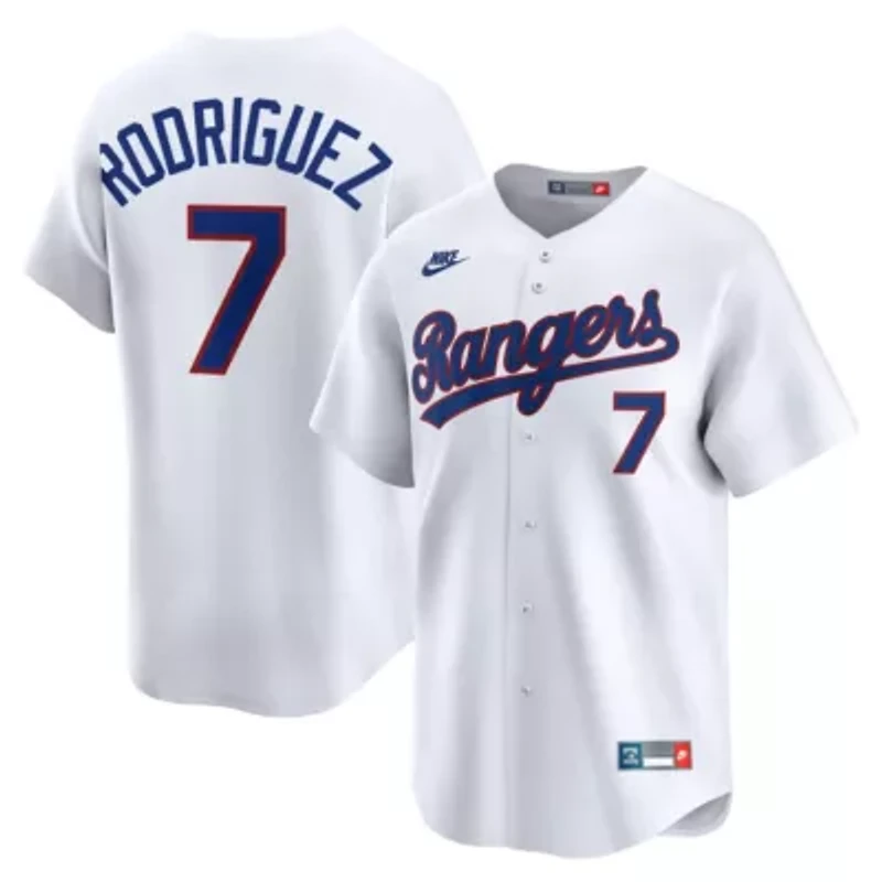 MLB Nike Ivan Rodriguez Texas Rangers Throwback Cooperstown Collection Limited Jersey