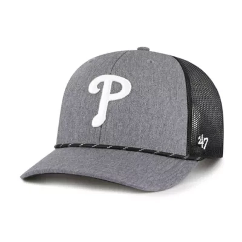 MLB Philadelphia Phillies Carbon Rope Trucker Adjustable Hat