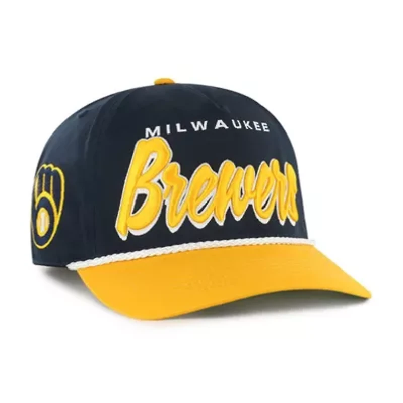 MLB Milwaukee Brewers Dropshadow Rope Hitch Adjustable Hat