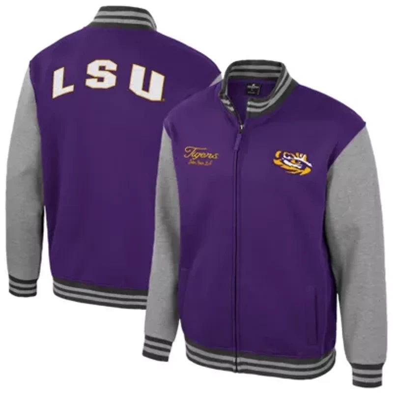 NCAA LSU Tigers Ambi-Turner Full-Zip Varsity Jacket