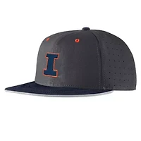 NCAA Nike Illinois Fighting Illini 2025 On-Field True Performance Baseball Fitted Hat