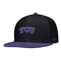 NCAA Nike TCU Horned Frogs On-Field Baseball Performance Fitted Hat
